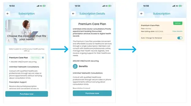 healthcare-membership-subscription-app