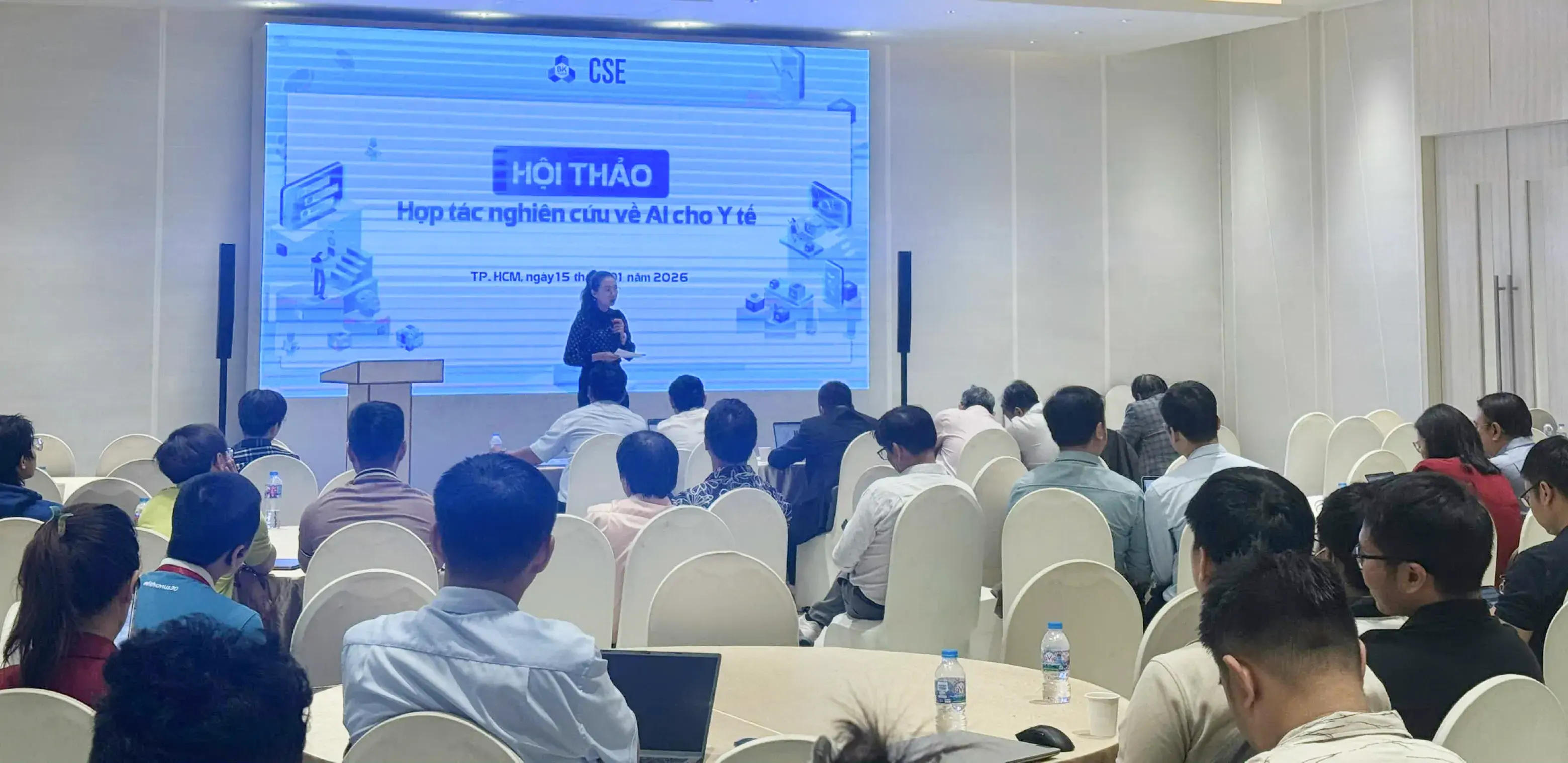 TMA Healthtech Center shared its experience at AI for Healthcare Research Collaboration Seminar