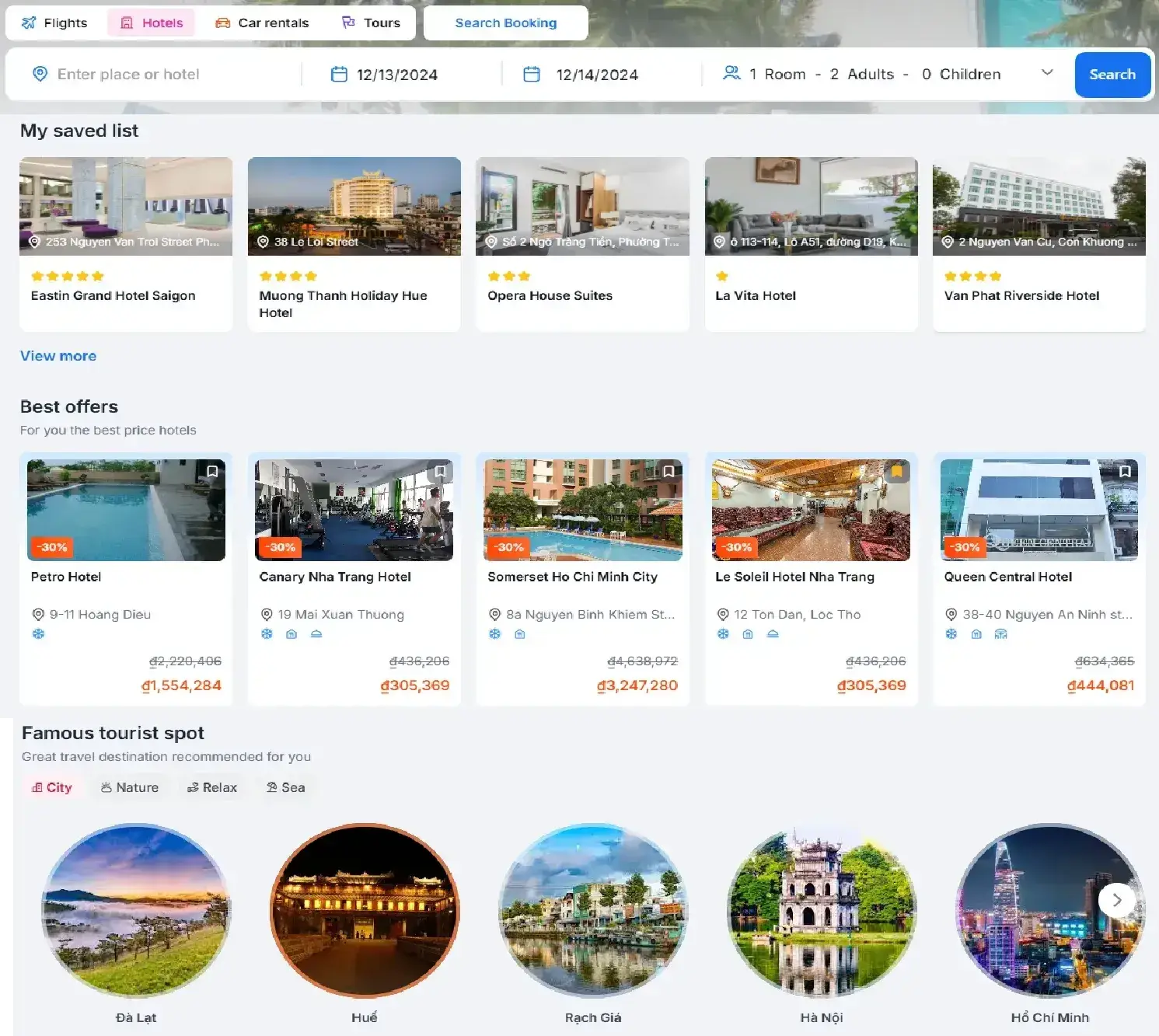 Hotel Reservation​